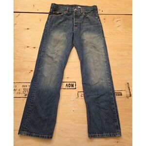 Levi's 501 Jeans Men's 32x32 Original Fit Straight Leg Button Fly Medium Wash